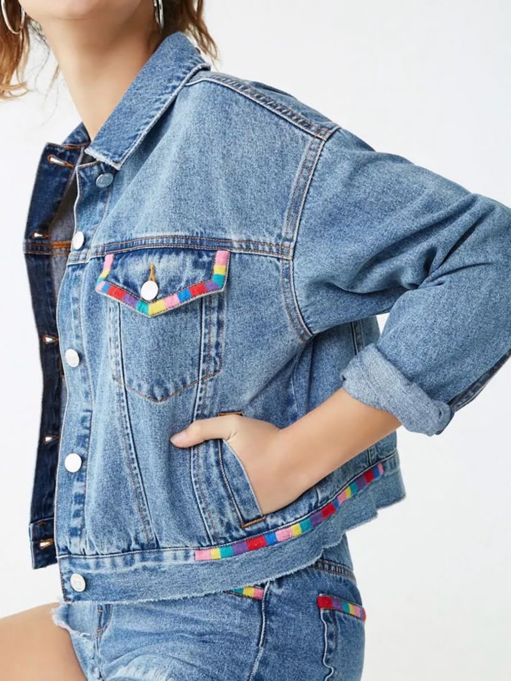 Forever 21 Light Blue Denim Jacket